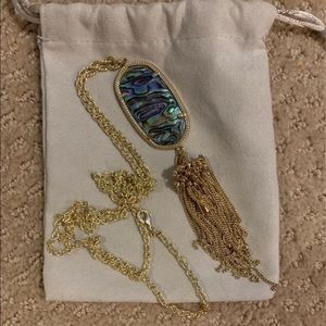 kendra scott abalone necklace